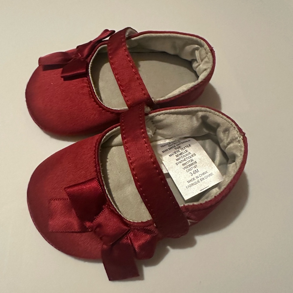 Target Red Baby Shoes with Bow